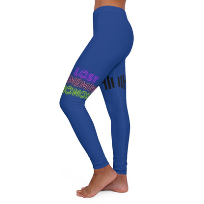 Women's Spandex Leggings: Weightlifting Dark Blue