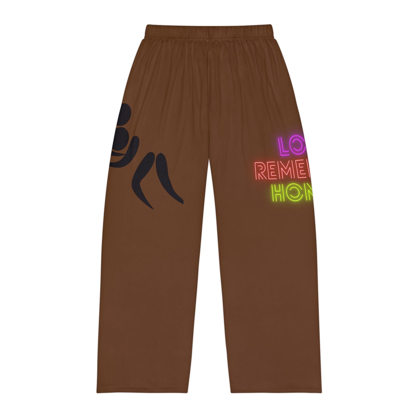 Men's Pajama Pants: Wrestling Brown