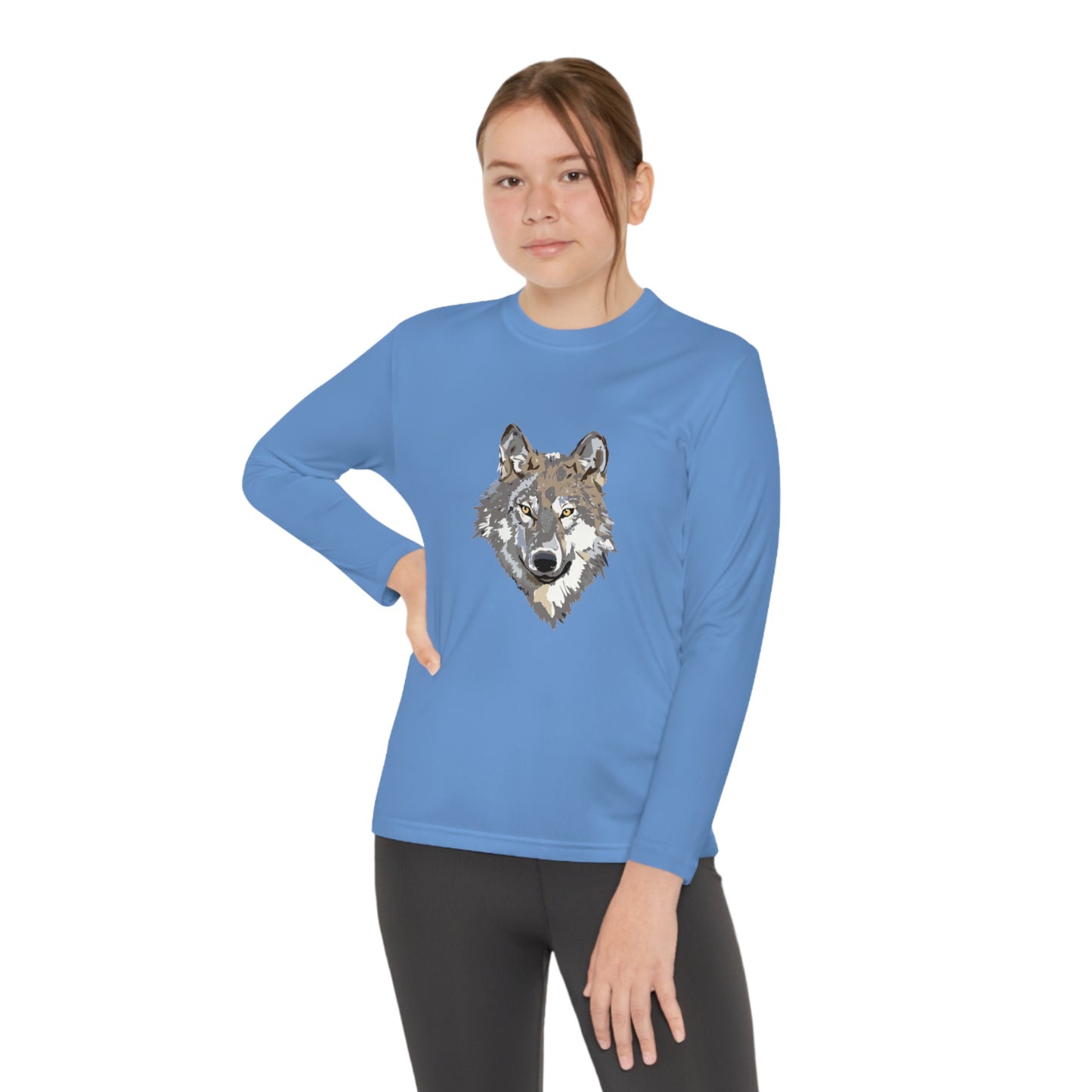 Youth Long Sleeve Competitor Tee: Mga Lobo 