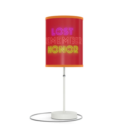 Lamp on a Stand, US|CA plug: Lost Remember Honor Dark Red