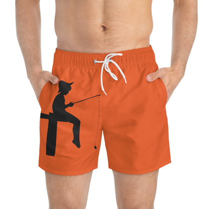 Swim Trunks: Fishing Orange