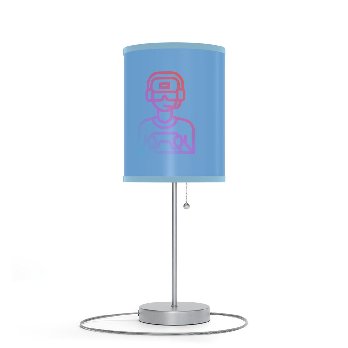 Lamp on a Stand, US|CA plug: Gaming Lite Blue