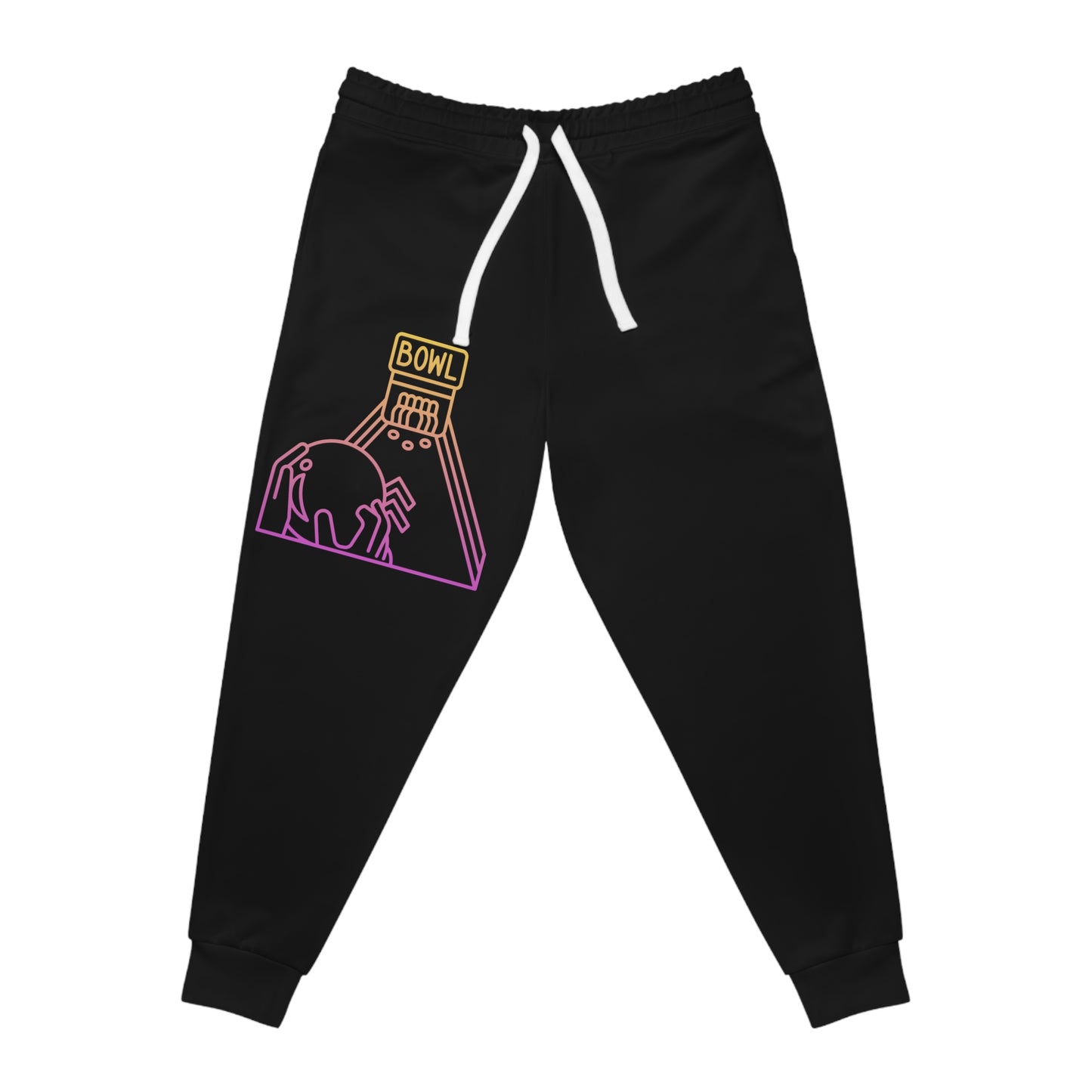 Athletic Joggers: Bowling Black