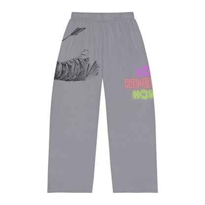 Men's Pajama Pants: Writing Grey