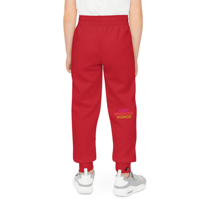 Youth Joggers: Gaming Dark Red