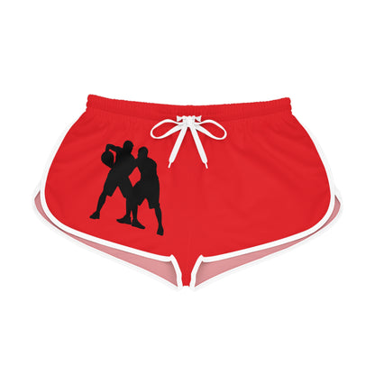 Women's Relaxed Shorts: Basketball Red