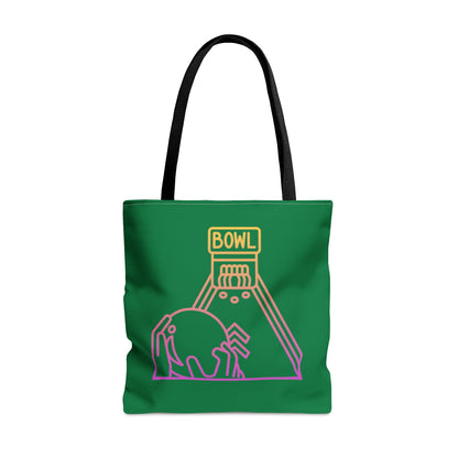 Tote Bag: Bowling Dark Green