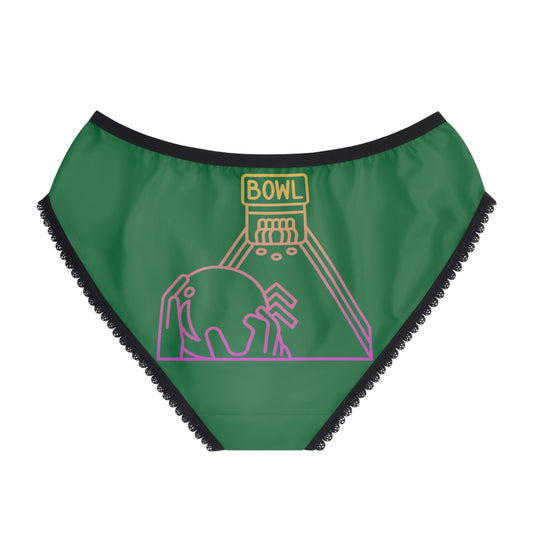 Women's Briefs: Bowling Dark Green