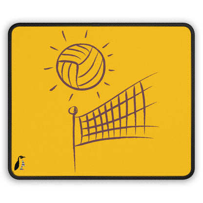 Gaming Mouse Pad: Volleyball Yellow