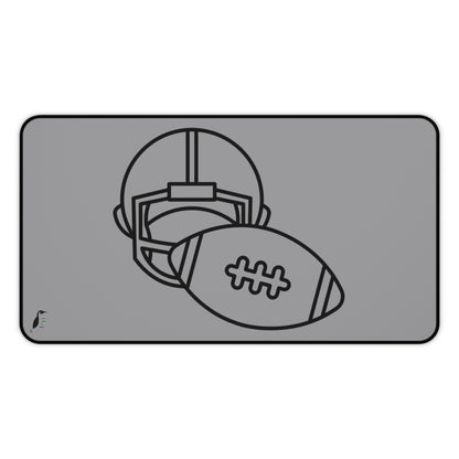 Desk Mat: Football Grey