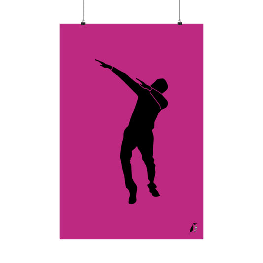 Premium Matte Vertical Posters: Dance Pink