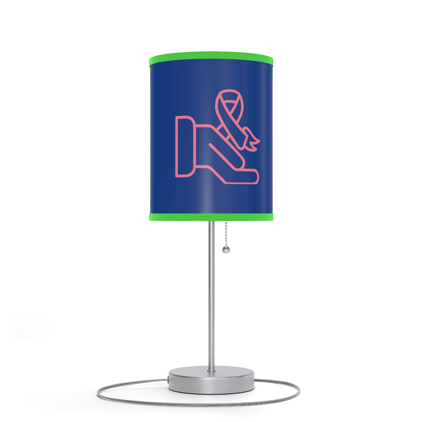 Lamp on a Stand, US|CA plug: Fight Cancer Dark Blue