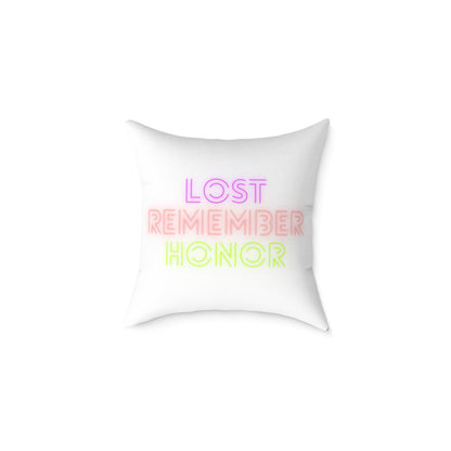 Spun Polyester Pillow: Gaming White