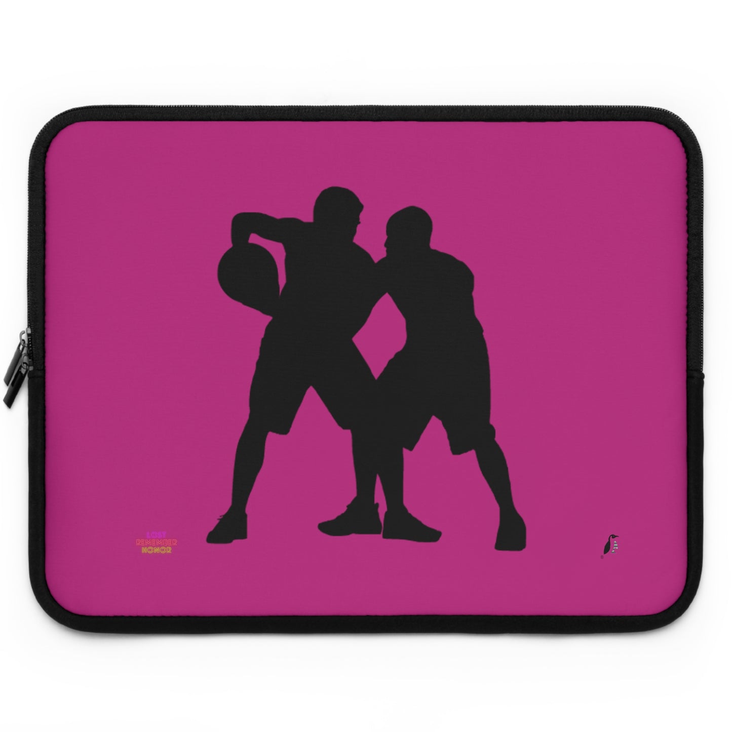 Laptop Sleeve: Basketball Pink