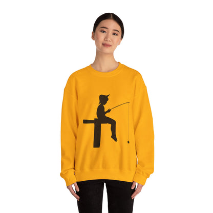 Heavy Blend™ Crewneck Sweatshirt: Fishing #1