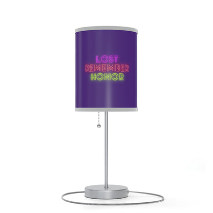 Lamp on a Stand, US|CA plug: Basketball Purple