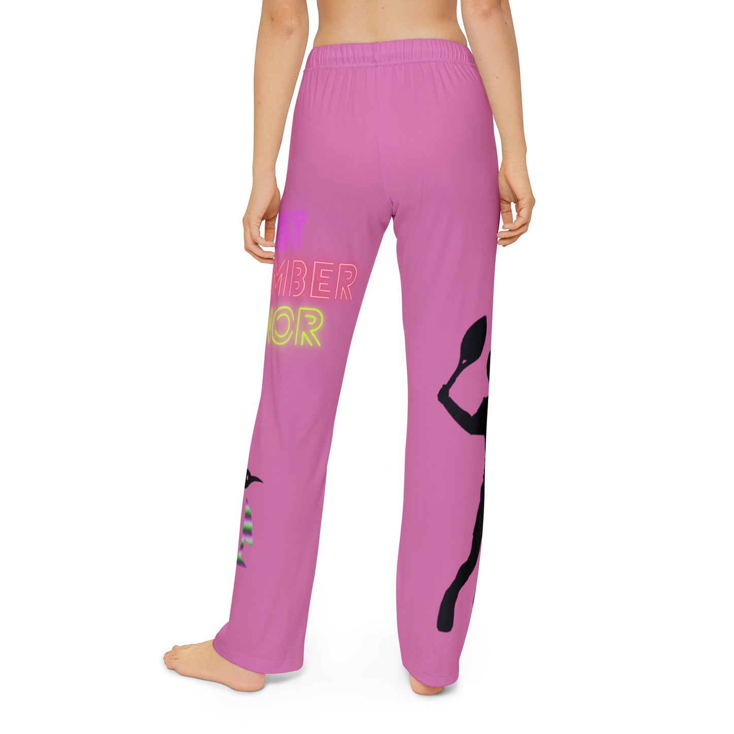 Kids Pajama Pants: Tennis Lite Pink