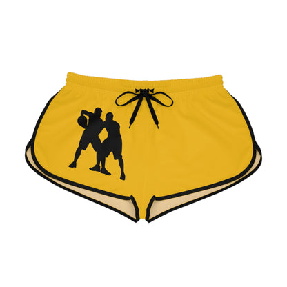 Women's Relaxed Shorts: Basketball Yellow