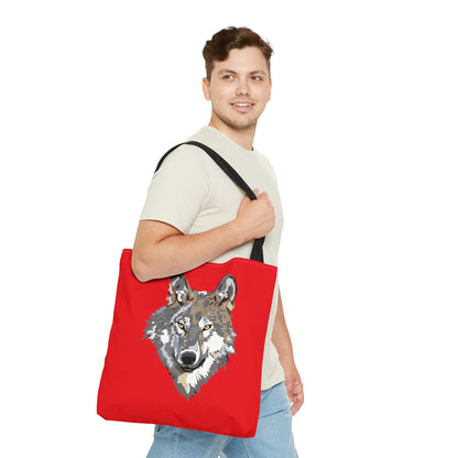 Tote Bag: Wolves Red