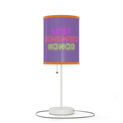 Lamp on a Stand, US|CA plug: Weightlifting Lite Purple