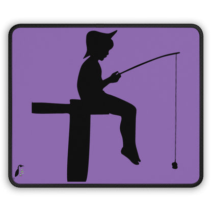 Gaming Mouse Pad: Fishing Lite Purple