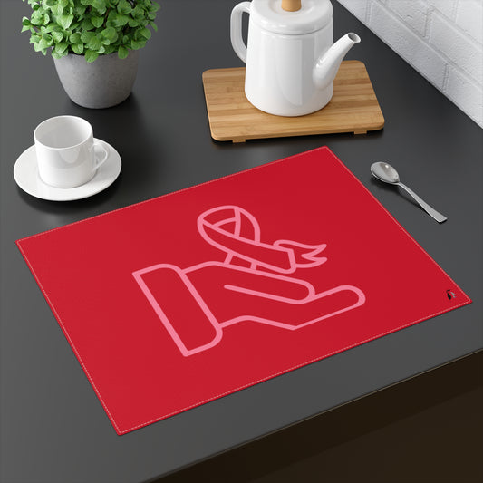 Placemat, 1pc: Fight Cancer Dark Red