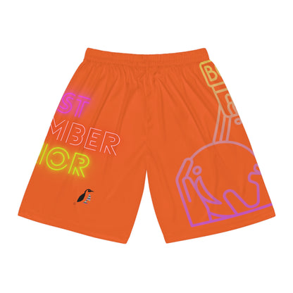 Basketball Shorts: Bowling Orange