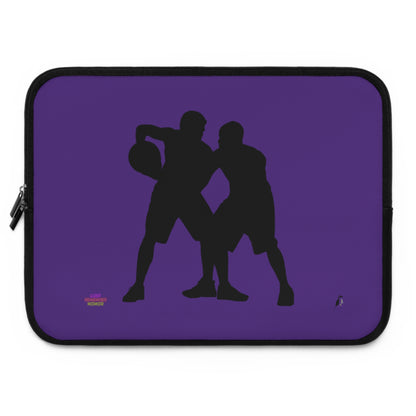 Laptop Sleeve: Basketball Purple