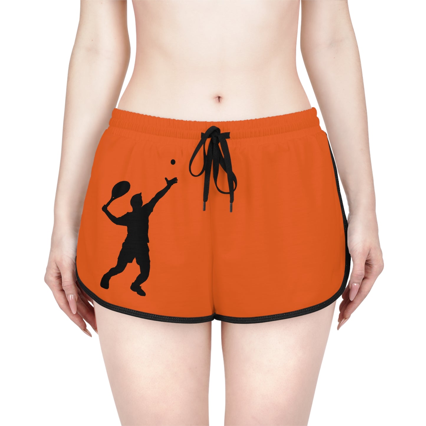 Women's Relaxed Shorts: Tennis Orange