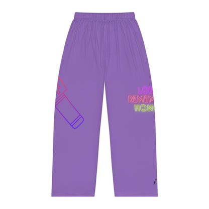 Women's Pajama Pants: Music Lite Purple