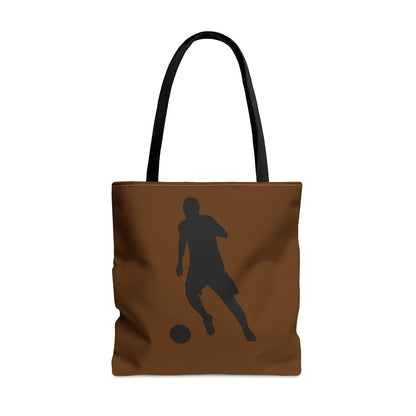 Tote Bag: Soccer Brown