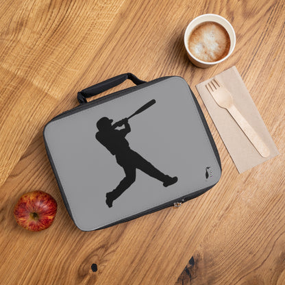 Lunch Bag: Baseball Grey