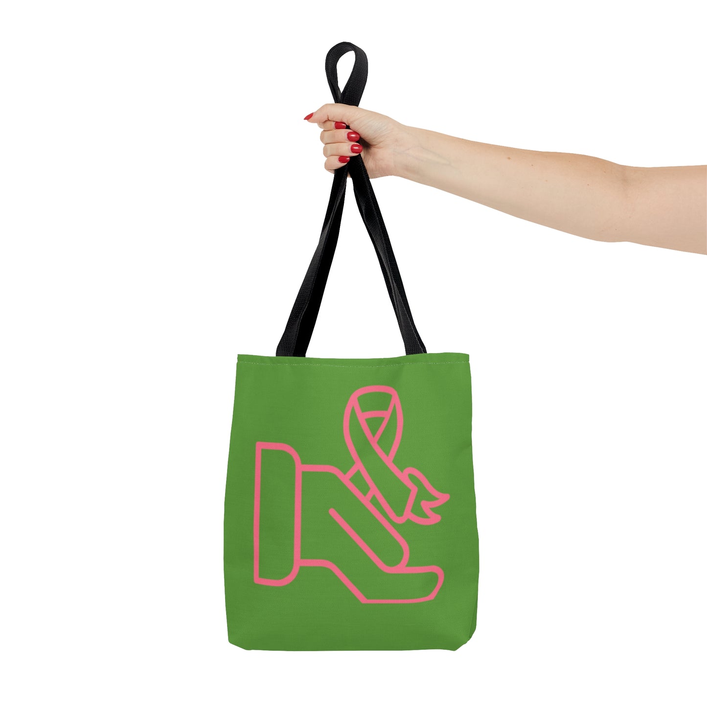 Tote Bag: Fight Cancer Green