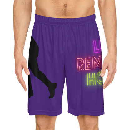 Basketball Shorts: Hockey Purple