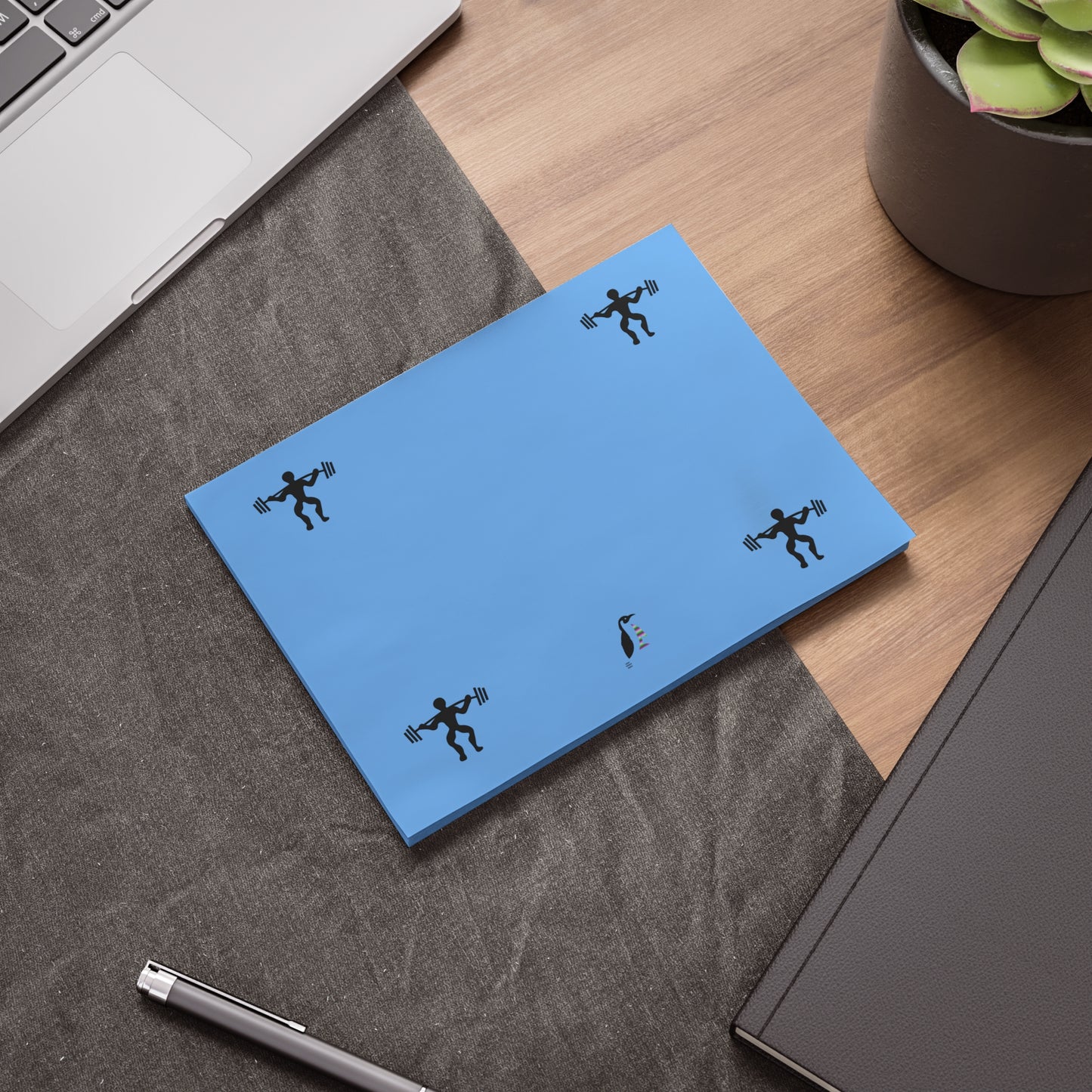 Post-it® Note Pads: Weightlifting Lite Blue