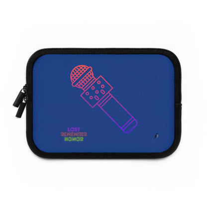 Laptop Sleeve: Music Dark Blue