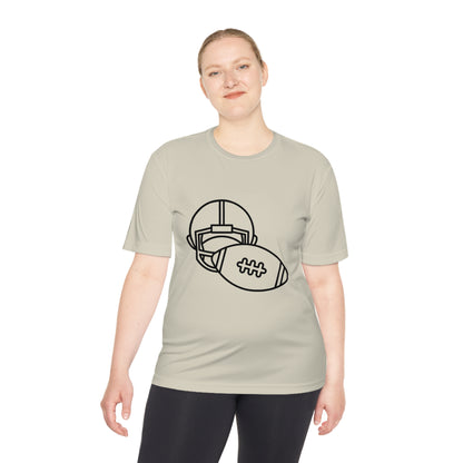 Moisture Wicking Tee: Football #1