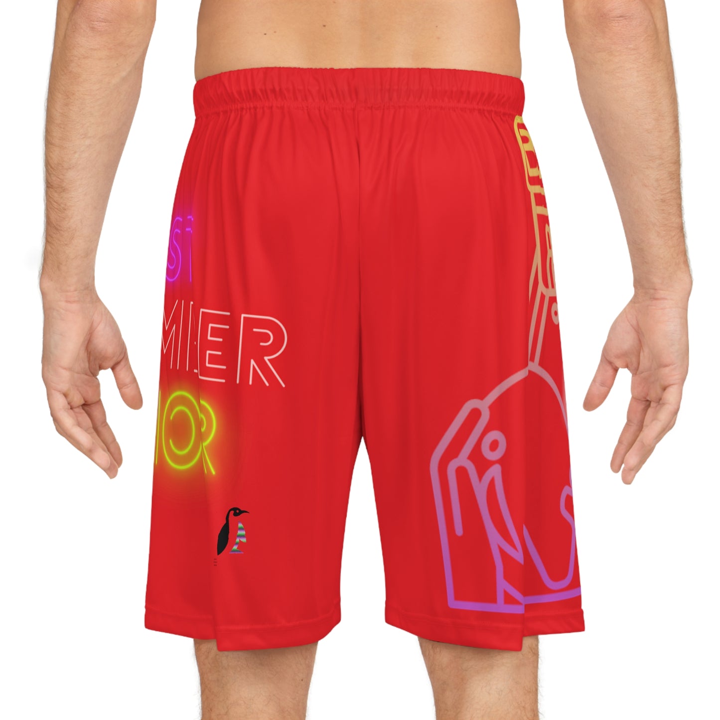 Basketball Shorts: Bowling Red