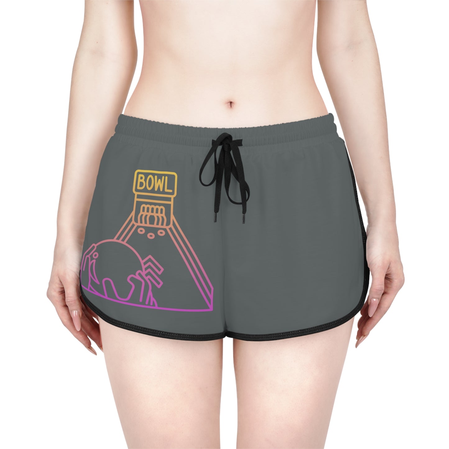 Women's Relaxed Shorts: Bowling Dark Grey