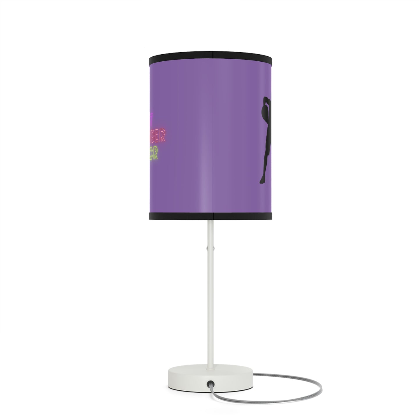 Lamp on a Stand, US|CA plug: Basketball Lite Purple