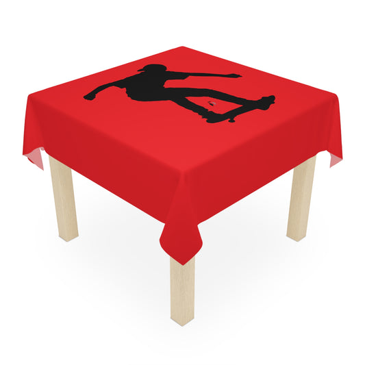 Tablecloth: Skateboarding Red