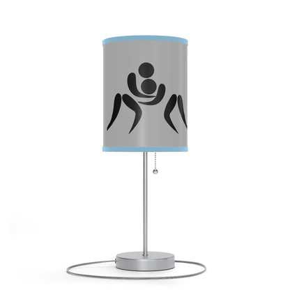 Lamp on a Stand, US|CA plug: Wrestling Lite Grey