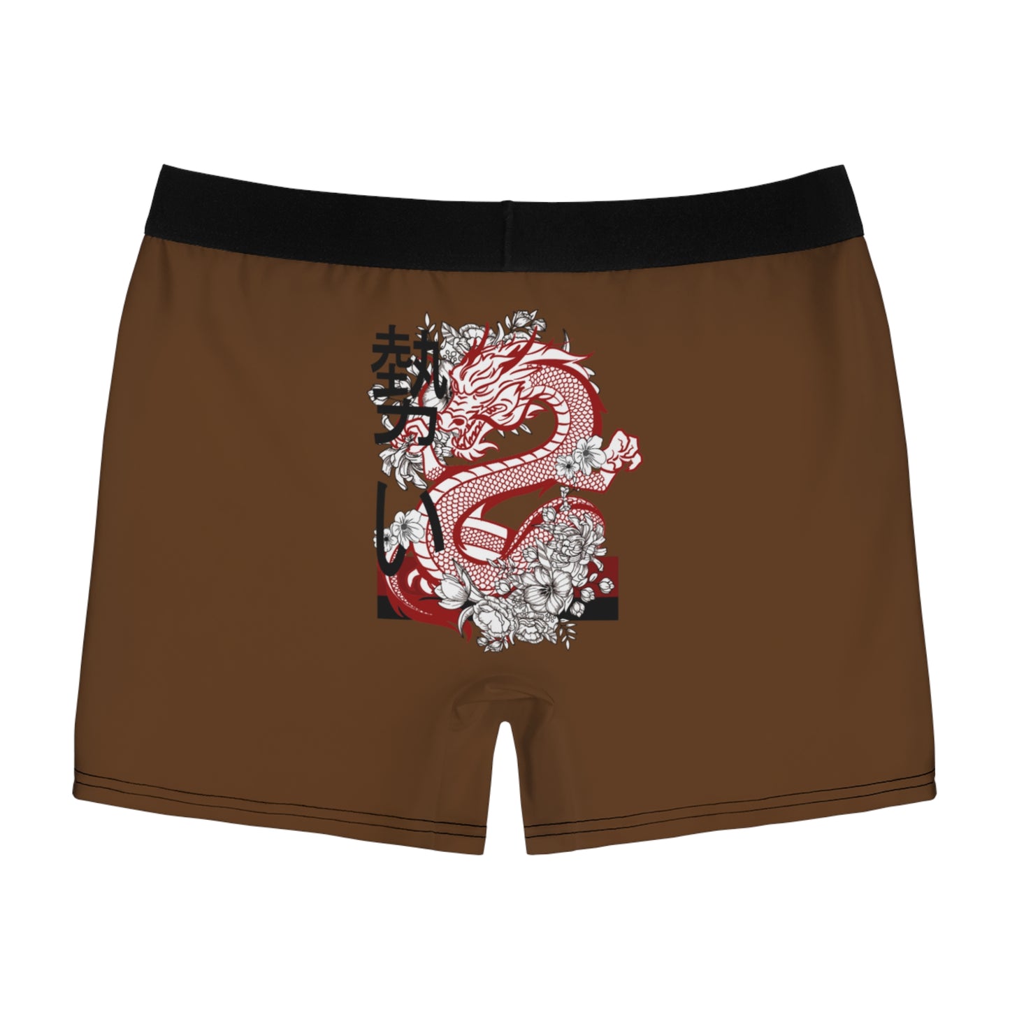 Men's Boxer Briefs: Dragons Brown