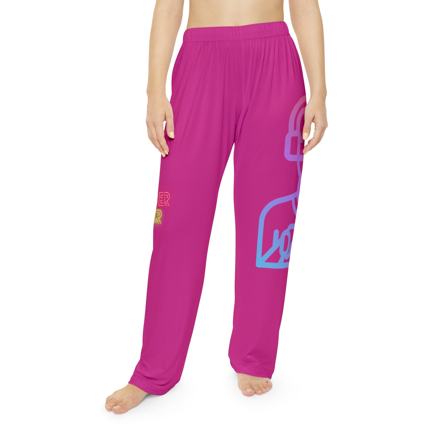 Women's Pajama Pants: Gaming Pink