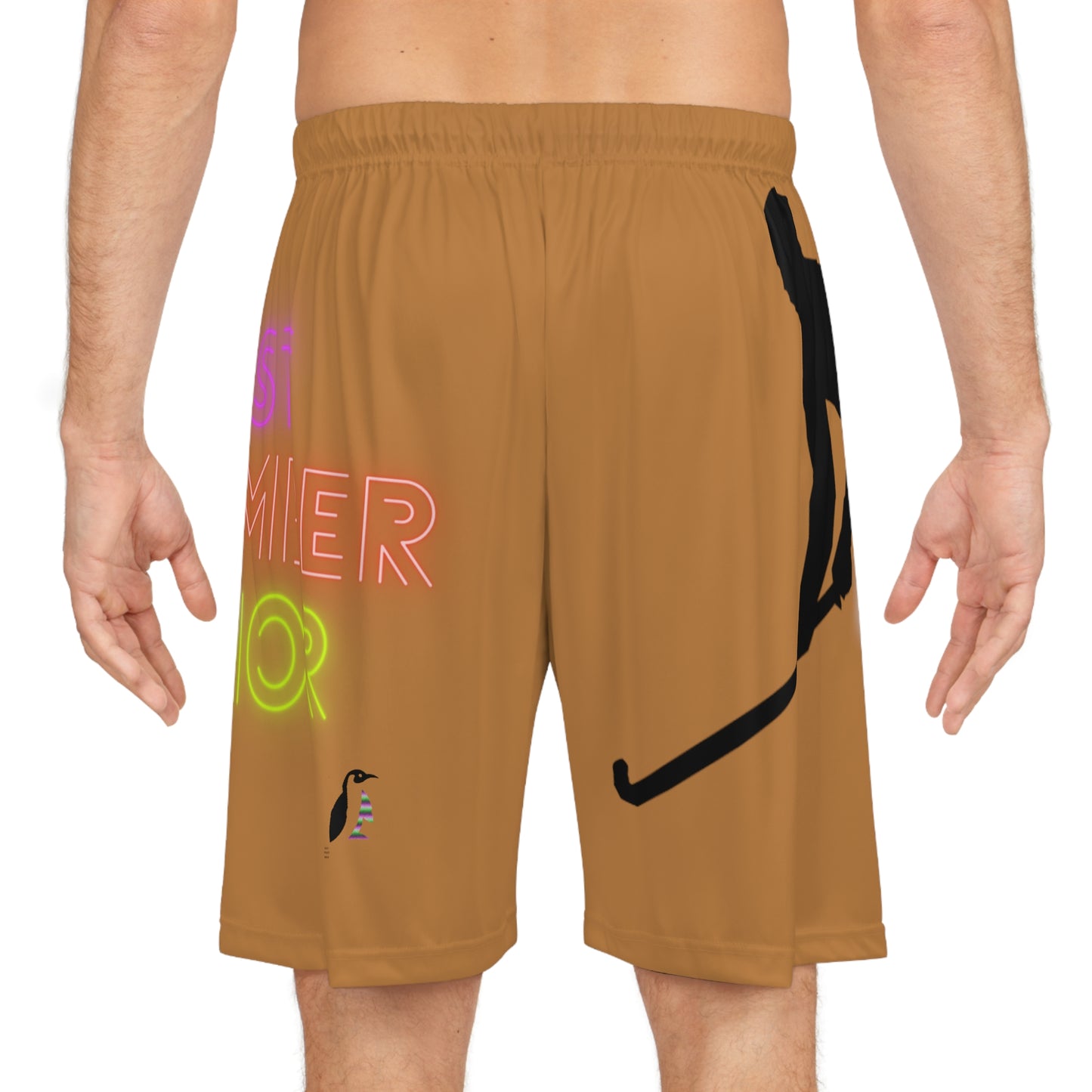 Basketball Shorts: Hockey Lite Brown