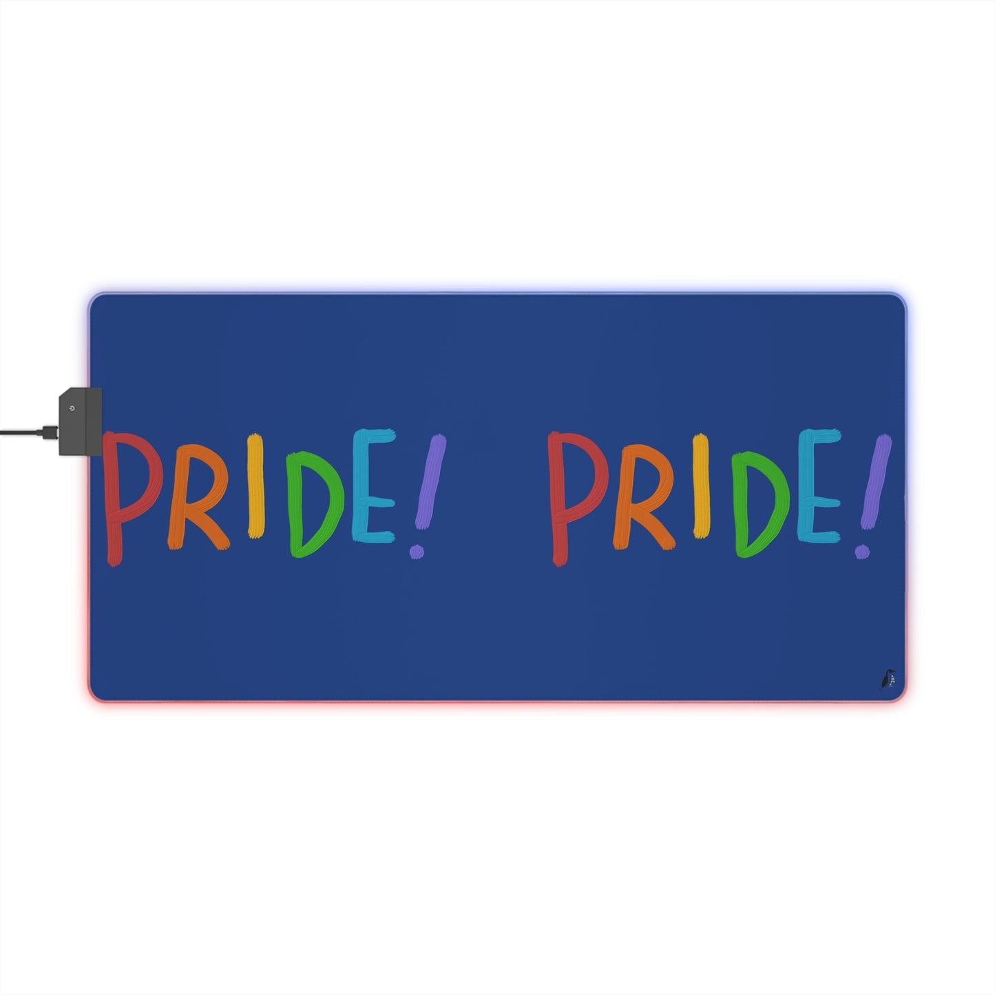 LED Gaming Mouse Pad: LGBTQ Pride Dark Blue