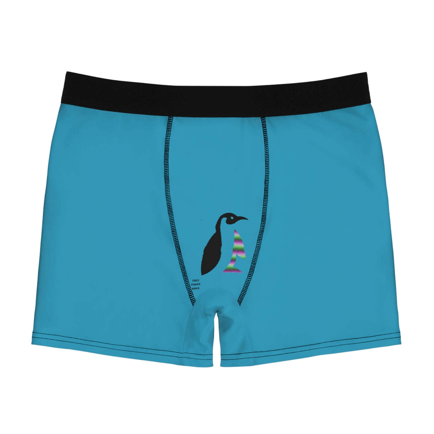 Men's Boxer Briefs: Skateboarding Turquoise