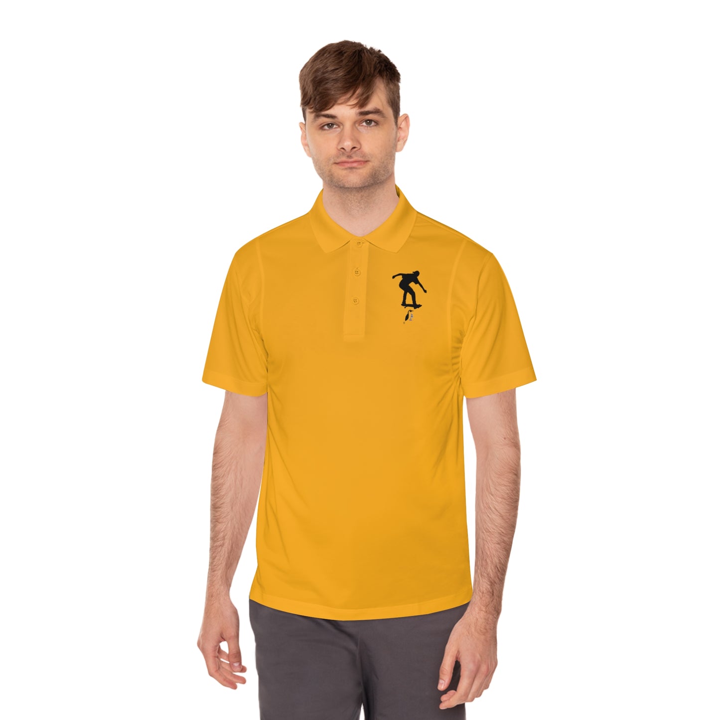 Men's Sport Polo Shirt: Skateboarding #1