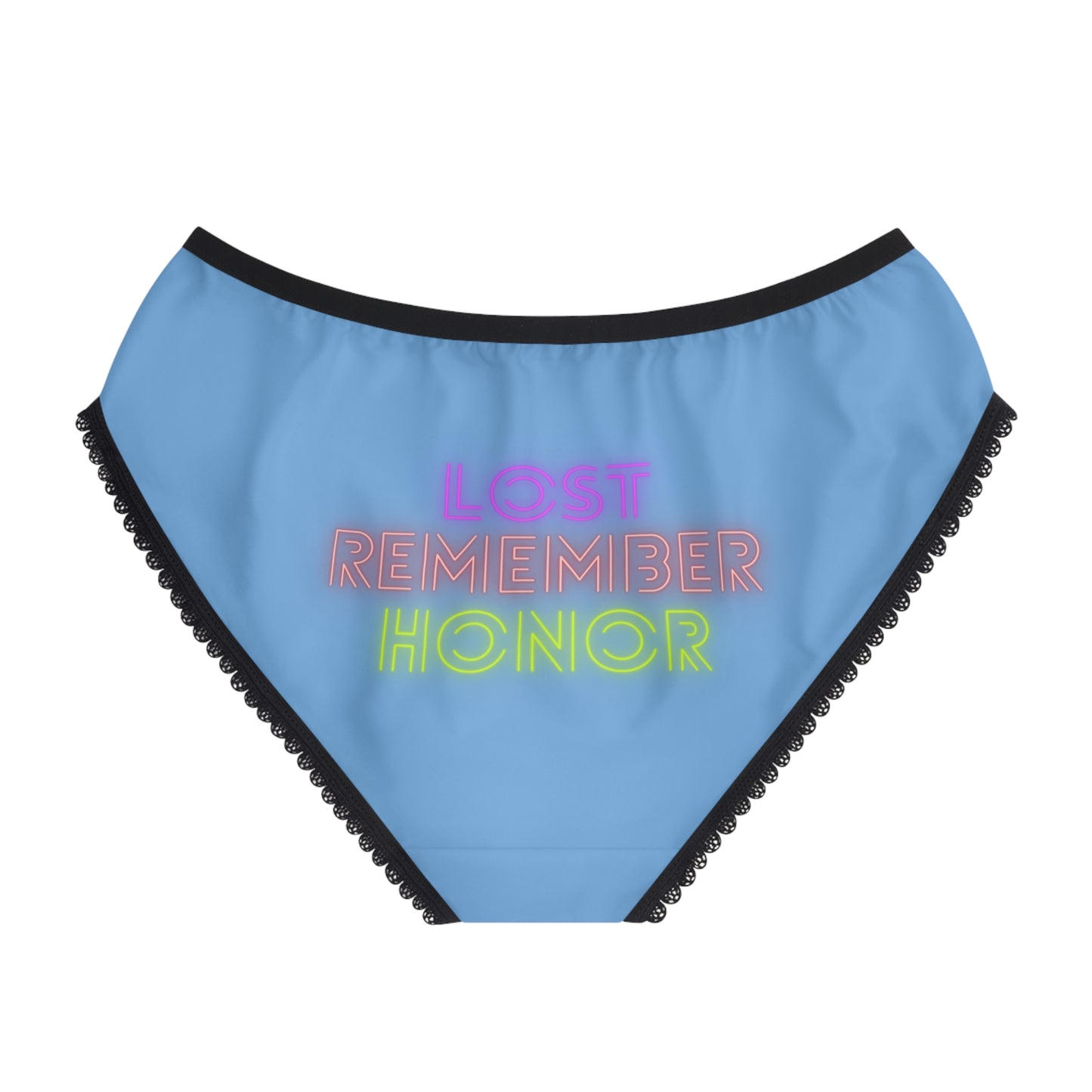 Women's Briefs: Lost Remember Honor Lite Blue