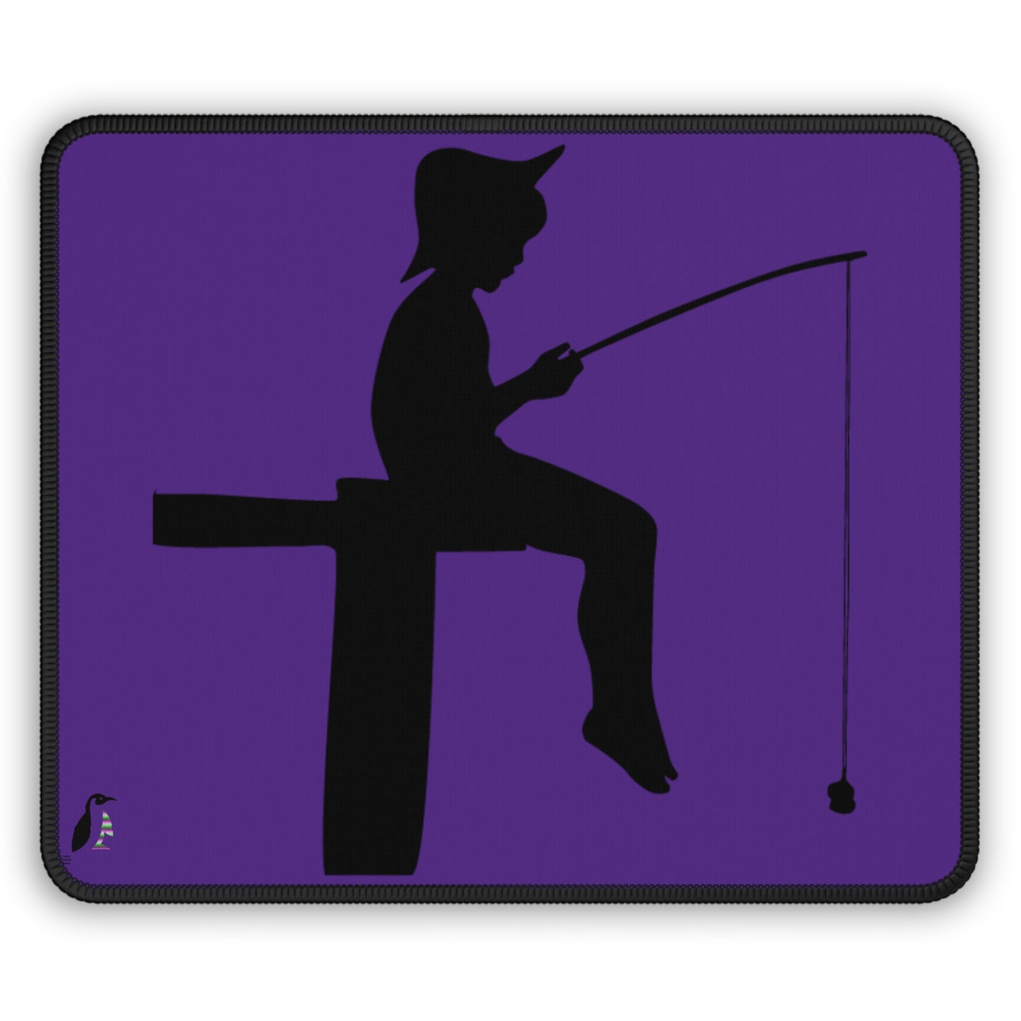 Gaming Mouse Pad: Fishing Purple